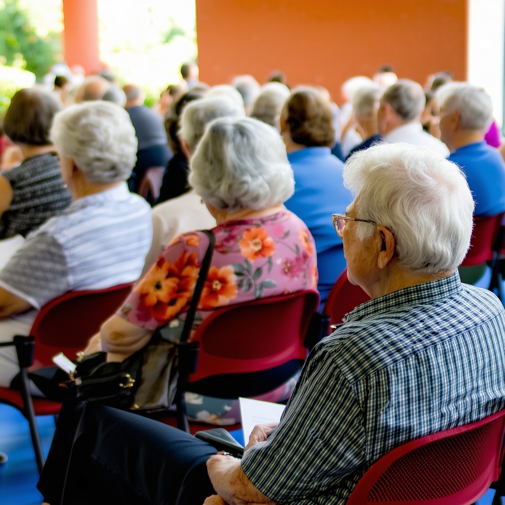 A group of people learning about Medicare 